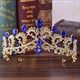 Prinzessinnen-Braut-Haarschmuck Tiara aus Legierung mit Strasssteinen im Barockstil