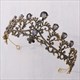 Prinzessinnen-Braut-Haarschmuck Tiara aus Legierung mit Strasssteinen im Barockstil