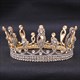 Rhinestone Beaded Princess Headpiece Bridal Tiara