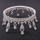 Rhinestone Beaded Princess Headpiece Bridal Tiara