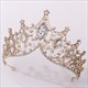 Alloy Crystal Baroque Princess Bridal Tiara