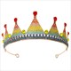 Regenbogen Prinzessinnen-Kopfschmuck Brautdiadem aus Legierung mit Kristall Sweet 16
