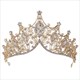 Handmade Glitter Crystal Princess Bridal Tiara