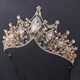 Handmade Glitter Crystal Princess Bridal Tiara