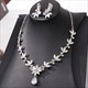 Flower 3 Piece Bridal Tiaras Princess Headpieces