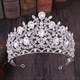Dramatic Baroque Crystal Alloy Princess Wedding Tiara