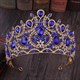 Dramatic Baroque Crystal Alloy Princess Wedding Tiara