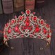 Dramatic Baroque Crystal Alloy Princess Wedding Tiara
