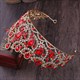 Dramatic Baroque Crystal Alloy Princess Wedding Tiara