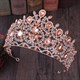 Dramatic Baroque Crystal Alloy Princess Wedding Tiara