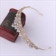 Glittery Crystal Alloy Leaf Princess Crown Wedding Tiaras