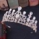 Crystal Alloy Drip Princess Crown Wedding Tiara