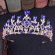 Crystal Alloy Drip Princess Crown Wedding Tiara