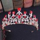 Crystal Alloy Drip Princess Crown Wedding Tiara