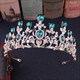 Crystal Alloy Drip Princess Crown Wedding Tiara