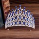 Luxurious Alloy Baroque Rhinestones Drip Princess Bridal Tiara