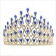 Luxurious Alloy Baroque Rhinestones Drip Princess Bridal Tiara