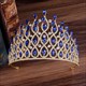 Luxurious Alloy Baroque Rhinestones Drip Princess Bridal Tiara