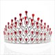 Luxurious Alloy Baroque Rhinestones Drip Princess Bridal Tiara