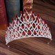 Luxurious Alloy Baroque Rhinestones Drip Princess Bridal Tiara