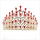 Luxurious Alloy Baroque Rhinestones Drip Princess Bridal Tiara