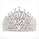 Luxurious Alloy Baroque Rhinestones Drip Princess Bridal Tiara