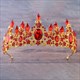 Baroque Crystal Point Princess Crown Bridal Tiara