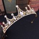 Prinzessinnendiadem Brautdiadem aus Legierung mit Kristall und Strassstein-Akzenten