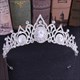 Elegantes Prinzessinnendiadem Brautdiadem aus Legierung mit Zirkonia und Strasssteinen