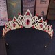 Elegantes Prinzessinnendiadem Brautdiadem aus Legierung mit Zirkonia und Strasssteinen