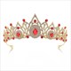 Elegantes Prinzessinnendiadem Brautdiadem aus Legierung mit Zirkonia und Strasssteinen