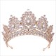 Elegant Baroque Rhinestone Princess Crown Bridal Tiara