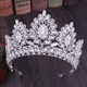 Elegant Baroque Rhinestone Princess Crown Bridal Tiara