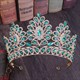 Elegant Baroque Rhinestone Princess Crown Bridal Tiara