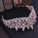 Vintage Legierung Strass Prinzessin Krone Braut Tiara
