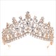 Vintage Legierung Strass Prinzessin Krone Braut Tiara