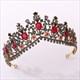 Vintage Legierung Strass Prinzessin Krone Braut Tiara