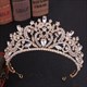 Modern Baroque Alloy Rhinestones Princess Crown Bridal Tiara