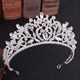 Modern Baroque Alloy Rhinestones Princess Crown Bridal Tiara