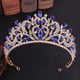 Modern Baroque Alloy Rhinestones Princess Crown Bridal Tiara