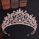 Modern Baroque Alloy Rhinestones Princess Crown Bridal Tiara
