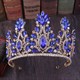 Rhinestone Crystal Princess Crown Bridal Tiara