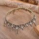 Enchanting Alloy Baroque Beaded Bridal Tiara