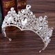 Baroque Crystal Bridal Tiara Princess Crown