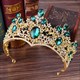 Baroque Crystal Bridal Tiara Princess Crown