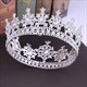 Alloy Baroque Rhinestone Beaded Bridal Tiara