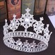 Alloy Baroque Rhinestone Beaded Bridal Tiara
