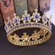 Alloy Baroque Rhinestone Beaded Bridal Tiara
