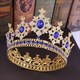 Alloy Baroque Rhinestone Beaded Bridal Tiara