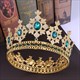 Alloy Baroque Rhinestone Beaded Bridal Tiara
